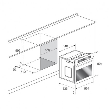 vente FOUR ENCASTRABLE MULTIFONCTION FOCUS QUADRA66
