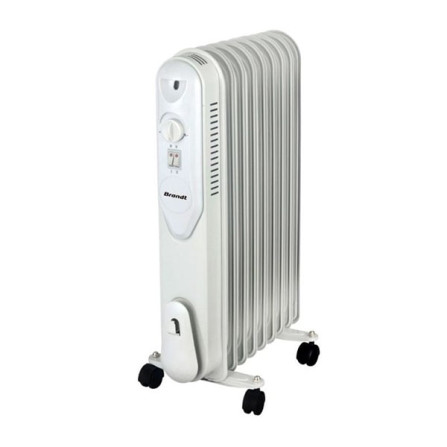 prix RADIATEUR BAIN D'HUILE BRANDT 9 ÉLÉMENTS 2000W BLANC