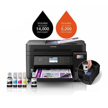 prix IMPRIMANTE À RÉSERVOIR INTÉGRÉ EPSON ECOTANK L6270 3EN1 COULEUR NOIR