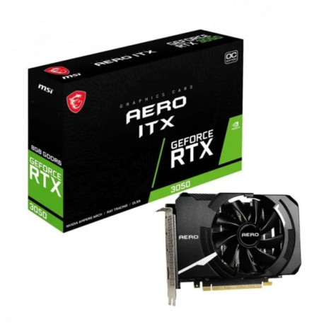 prix CARTE GRAPHIQUE MSI GEFORCE RTX 3050 AERO ITX 8G OC