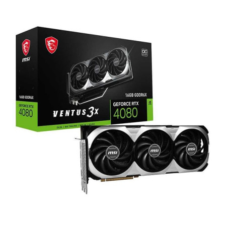 prix CARTE GRAPHIQUE MSI GEFORCE RTX 4080 VENTUS 16GB 3X OC TUNISIE