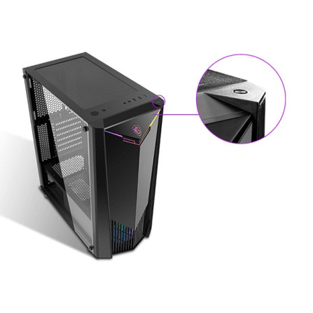 BOÎTIER PC GAMER MSI MAG SHIELD 110R NOIR  a bas prix
