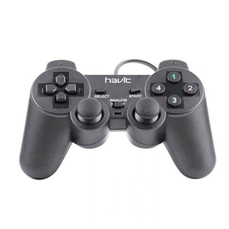 prix MANETTE DE JEU FILAIRE HAVIT HV-G69 AVEC VIBRATION NOIR