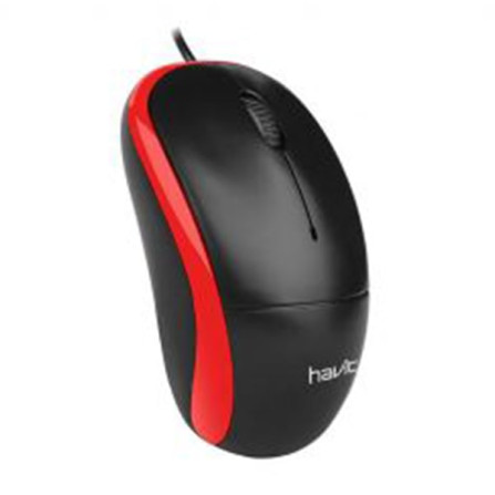 prix SOURIS OPTIQUE USB HAVIT MS851 NOIR & ROUGE