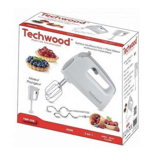 BATTEUR AVEC PIED MIXEUR TECHWOOD a bas prix