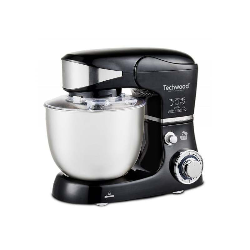 ROBOT PÉTRIN TECHWOOD TRO-1056 1000W 5L NOIR prix ROBOT PÉTRIN TECHWOOD TRO-1056 1000W 5L NOIR prix