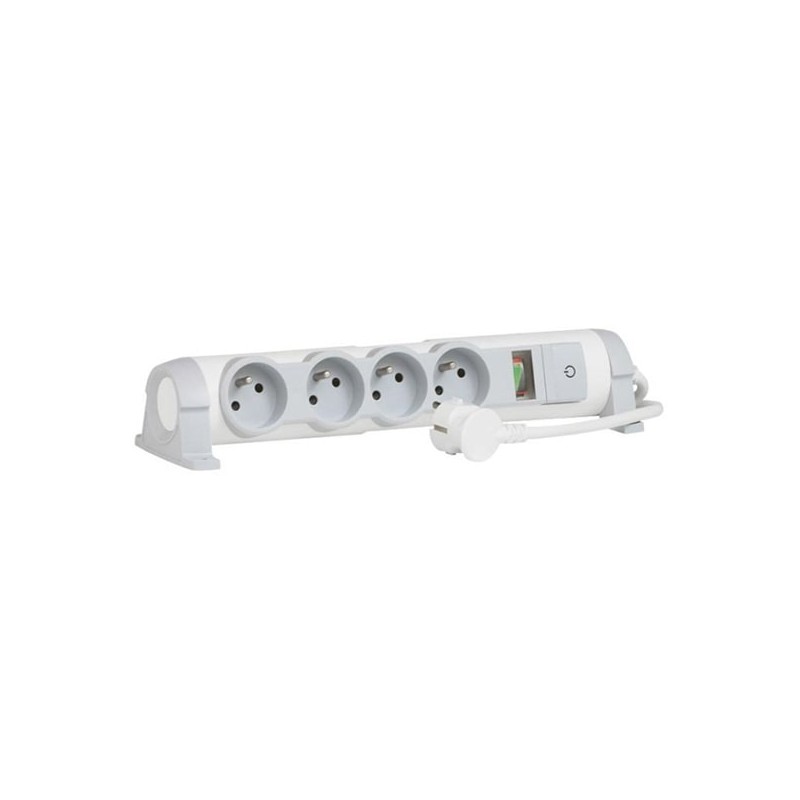 RALLONGE MULTIPRISES LEGRAND 4X2P+T CONFORT ET SÉCURITÉ AVEC CORDON 1.5M