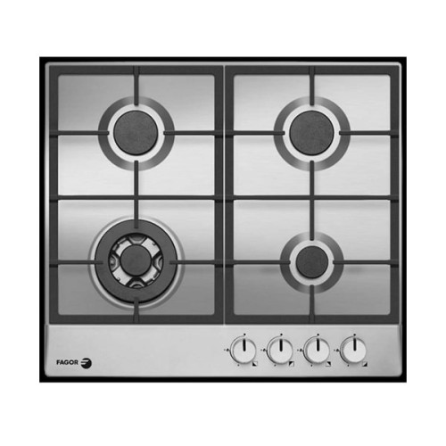 PLAQUE DE CUISSON FAGOR HG-640RXT 4 FEUX 64CM INOX ÉMAILLÉ