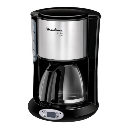 prix CAFETIÉRE PROGRAMMABLE MOULINEX SUBITO 1000W NOIR & INOX