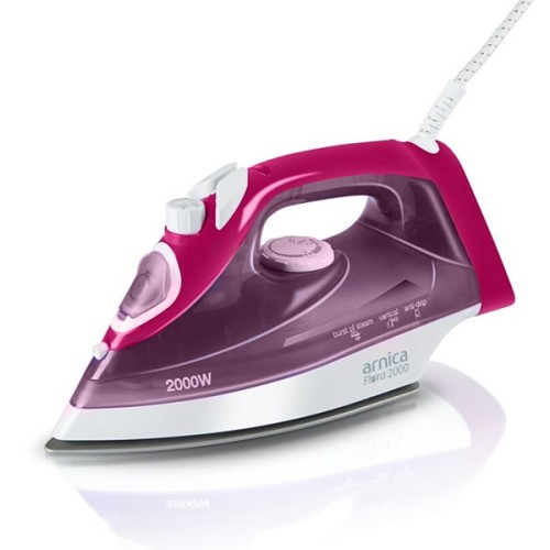 FER À REPASSER ARNICA FLORA 2000 BLAST VAPEUR 2000W ROSE PRIX