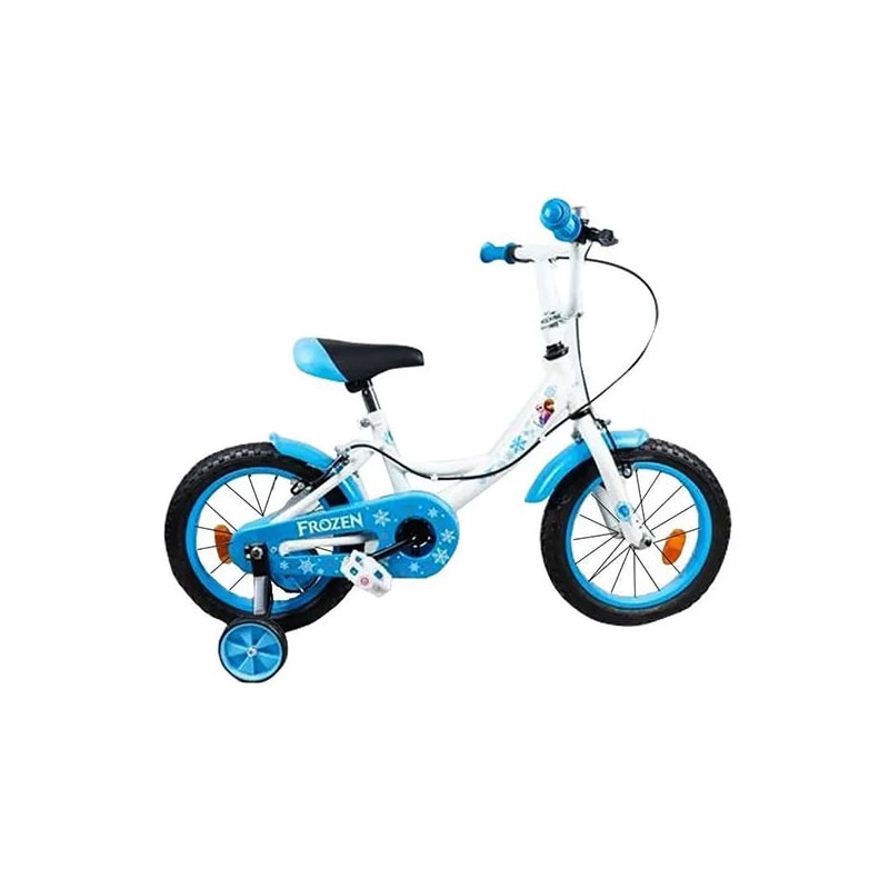 VÉLO ENFANT FROZEN POUR FILLE 12" BLANC & BLEU prix