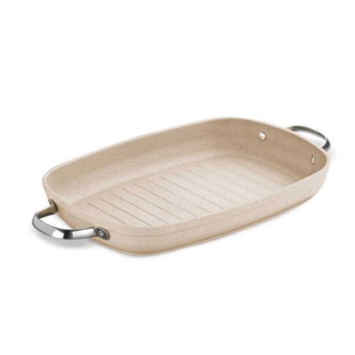 prix POÊLE GRILL KORKMAZ 35X25CM A1274 BEIGE