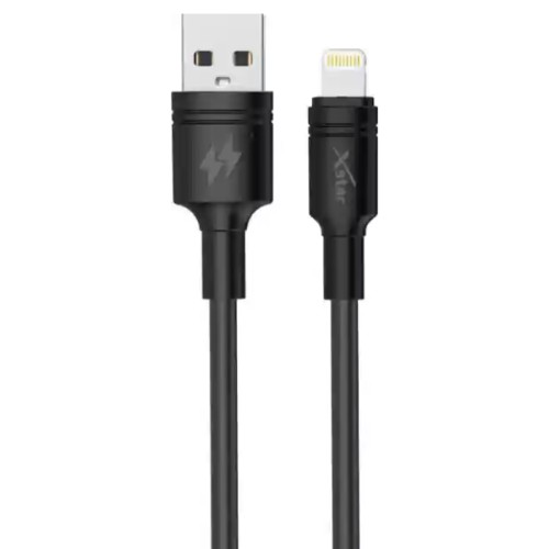CÂBLE LIGHTNING XSTAR XK-1 POUR IPHONE 1M 2.4A NOIR
