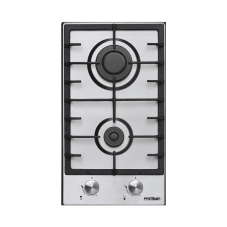 vente PLAQUE DE CUISSON A GAZ PREMIUM 2 FEUX 30 CM INOX