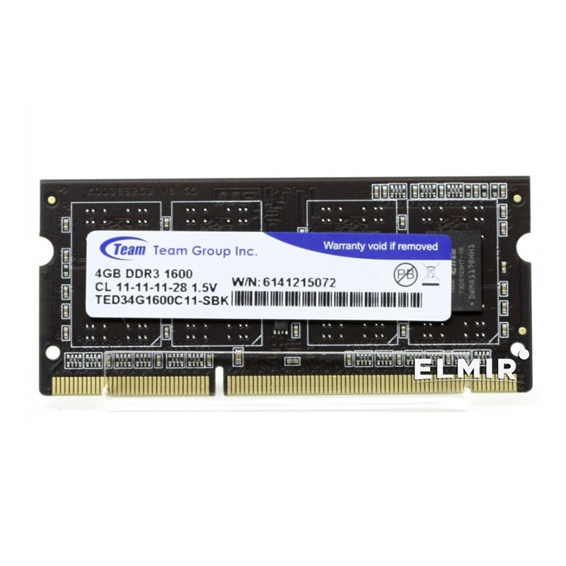 prix BARRETTE MÉMOIRE SODIMM TEAM GROUP 4 GO DDR3 1600 MHZ prix BARRETTE MÉMOIRE SODIMM TEAM GROUP 4 GO DDR3 1600 MHZ
