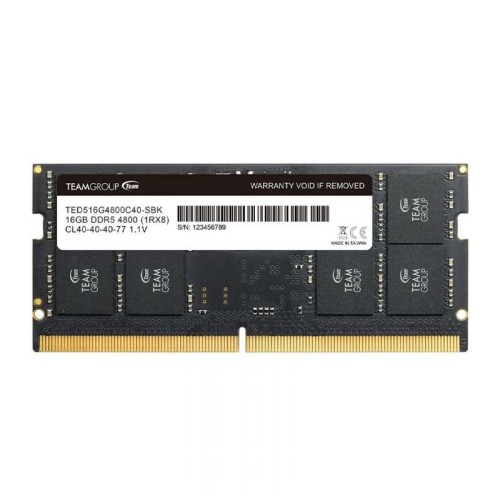 prix BARRETTE MÉMOIRE U-DIMM TEAMGROUP ELITE 16GO DDR5 4800MHZ