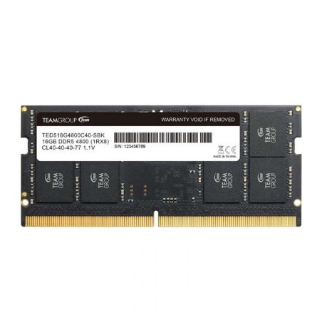 prix BARRETTE MÉMOIRE U-DIMM TEAMGROUP ELITE 16GO DDR5 4800MHZ