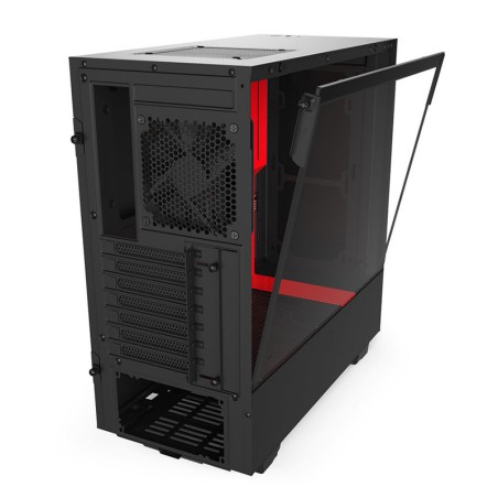 vente BOITIER GAMER NZXT H510 NOIR ET ROUGE