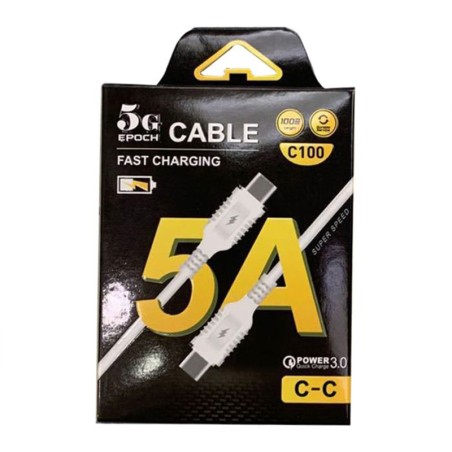 CÂBLE DE CHARGE C100 TYPE-C VERS TYPE-C  Tunisie prix