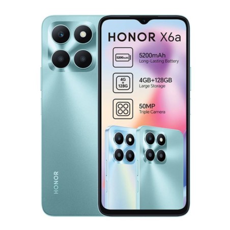 prix SMARTPHONE HONOR X6A 4 GO 128 GO NOIR
