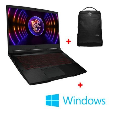 PC PORTABLE MSI GAMING GF643 THIN I5 12GÉN 8GO 512GO SSD RTX 2050  prix