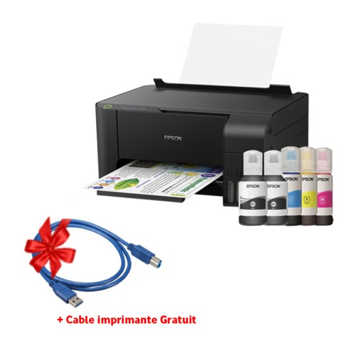 IMPRIMANTE À RÉSERVOIR INTÉGRÉ EPSON ECOTANK L3251 3EN1 COULEUR - WIFI EPSON - 5 - tunisie