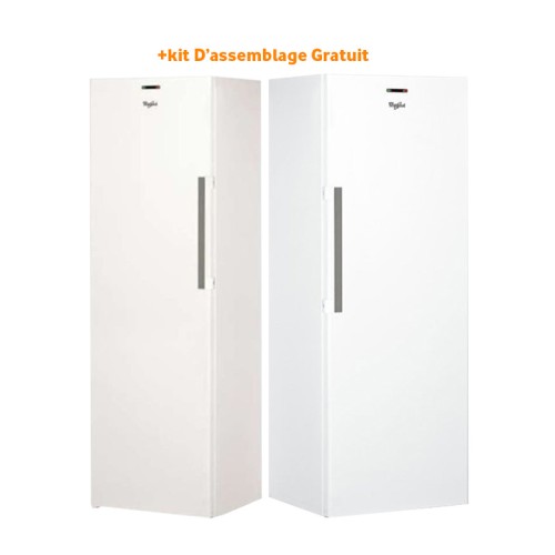 RÉFRIGÉRATEUR ET CONGÉLATEUR  SIDE BY SIDE  WHIRLPOOL BLANC