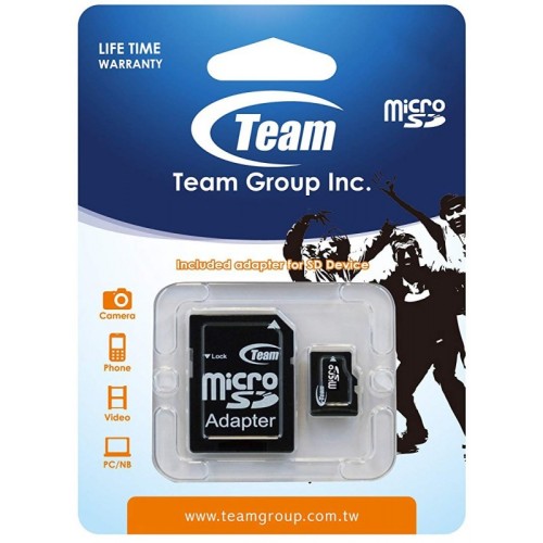 CARTE MÉMOIRE TEAMGROUP MICRO SD 8 GO CLASS10 TEAMGROUP - 2 - tunisie