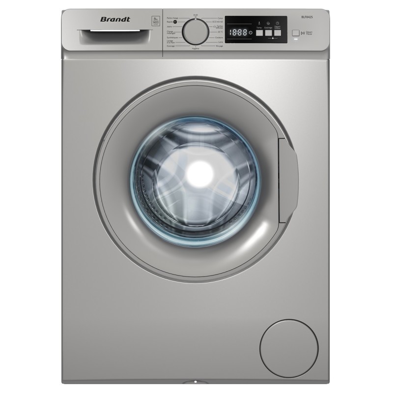 LAVE LINGE FRONTALE BRANDT BLF842S 8KG SILVER prix LAVE LINGE FRONTALE BRANDT BLF842S 8KG SILVER prix