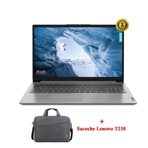 PC PORTABLE LENOVO IDEAPAD 1 15IGL7 INTEL CELERON N4020 8GO 256GO SSD - GRIS