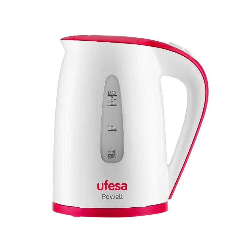 BOUILLOIRE UFESA 2400W 1.7L ROUGE & BLANC UFESA - 1 - tunisie BOUILLOIRE UFESA 2400W 1.7L ROUGE & BLANC UFESA - 1 - tunisie