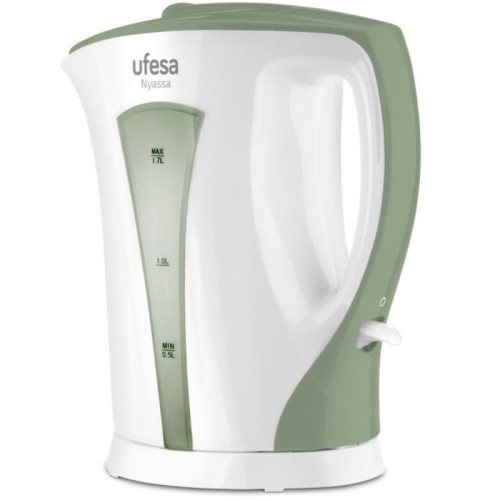 BOUILLOIRE NYASSA UFESA 1.7L 2200W BLANC ET VERT ET