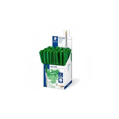 stylo a bille staedtler stick 430 m vert en tunisie