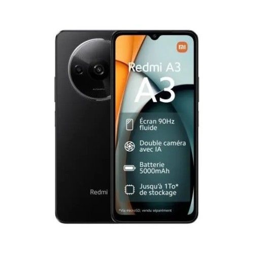 SMARTPHONE XIAOMI REDMI A3 3GB 64 GB BLACK
