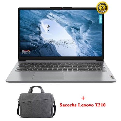Pc portable lenovo ideapad 1 15iau7-i3 12eme gen 8go 256go ssd gris en tunisie