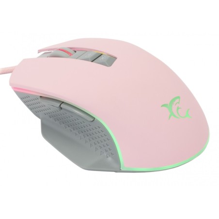 SOURIS GAMER WHITE SHARK GARETH GM-5009 / ROSE / RGB WHITE SHARK - 2 - tunisie