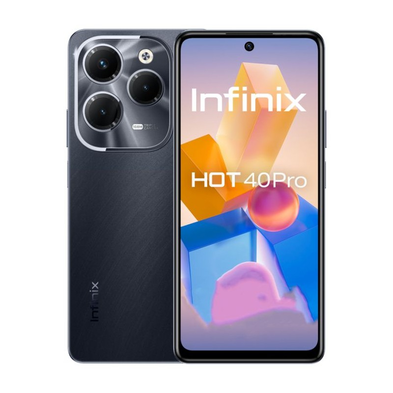 SMARTPHONE INFINIX HOT 40 PRO 4G 12GO 256GO NOIR SMARTPHONE INFINIX HOT 40 PRO 4G 12GO 256GO NOIR