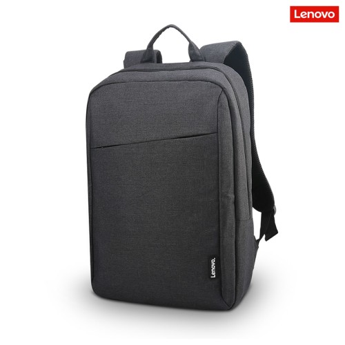 A black Lenovo B210 laptop backpack designed for 15.6" inch laptops.