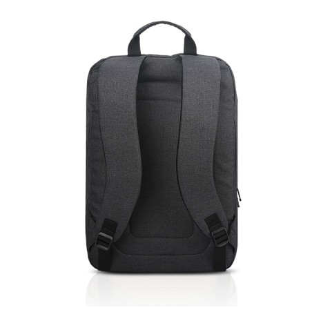 Black Lenovo B210 backpack with laptop compartment.