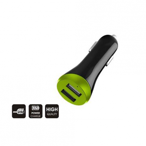 chargeur de voiture Plug in avec 2 port USB chargeur de voiture Plug in avec 2 port USB