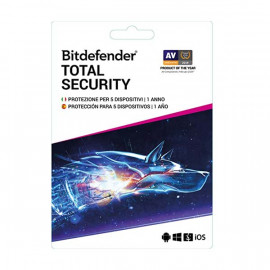 vente ANTIVIRUS BITDEFENDER TOTAL SECURITY 5 POSTES