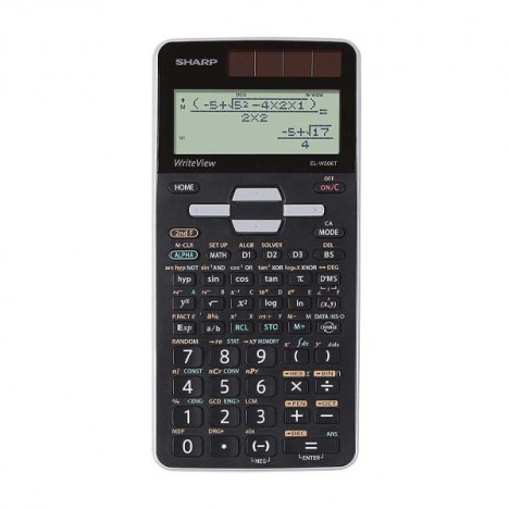 CALCULATRICE SCIENTIFIQUE SHARP MAC EL-W506TB-GY - BLISTER ARGENT CALCULATRICE SCIENTIFIQUE SHARP MAC EL-W506TB-GY - BLISTER ARGENT