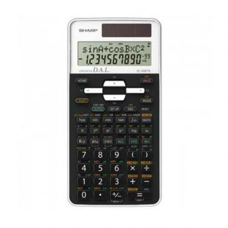 CALCULATRICE SCIENTIFIQUE SHARP EL-506TS-WH - NOIR & BLANC