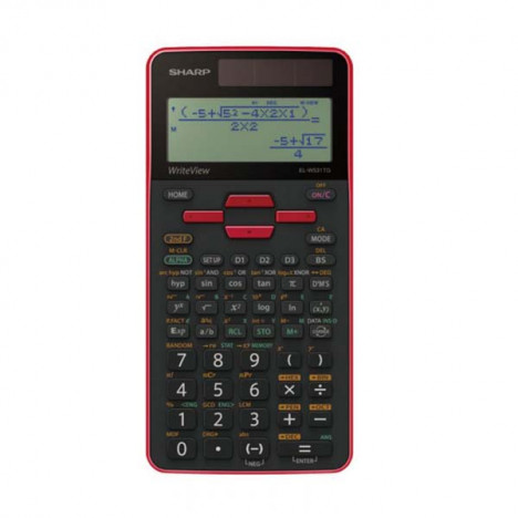 CALCULATRICE SCIENTIFIQUE SHARP EL-W531TG - ROUGE CALCULATRICE SCIENTIFIQUE SHARP EL-W531TG - ROUGE
