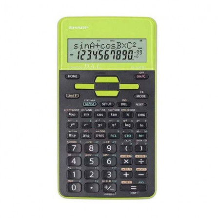 CALCULATRICE SCIENTIFIQUE EN BLISTER SHARP EL-531THB - VERT