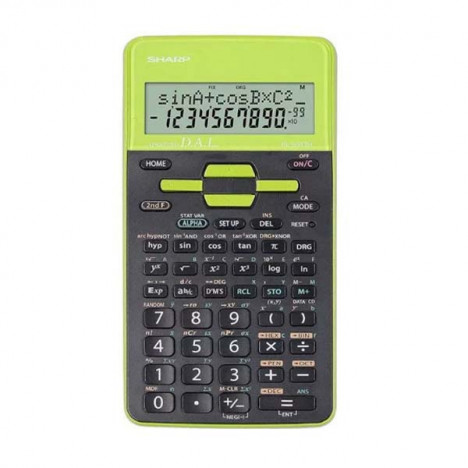 CALCULATRICE SCIENTIFIQUE EN BLISTER SHARP EL-531THB - VERT CALCULATRICE SCIENTIFIQUE EN BLISTER SHARP EL-531THB - VERT