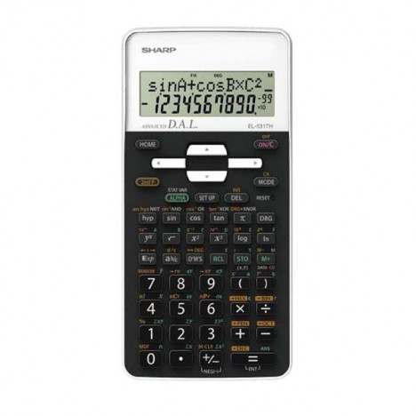 CALCULATRICE SCIENTIFIQUE EN BLISTER SHARP EL-531THB-WH - BLANC a bas prix CALCULATRICE SCIENTIFIQUE EN BLISTER SHARP EL-531THB-WH - BLANC a bas prix