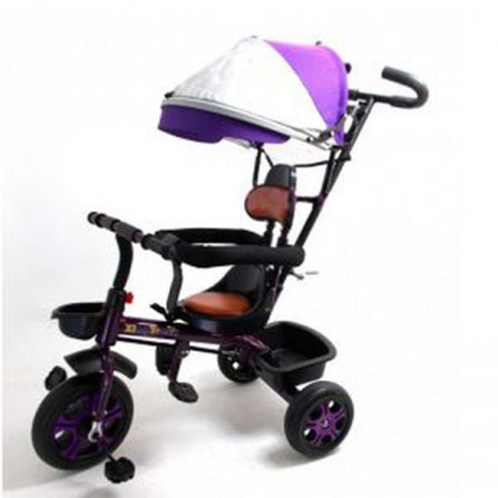 TRICYCLE POUR BÉBÉ - NOIR & VIOLET (630) a bas prix