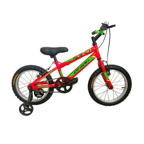 BICYCLETTE PRADO SNIPER 16" POUR GARÇON - ROUGE & VERT a bas prix