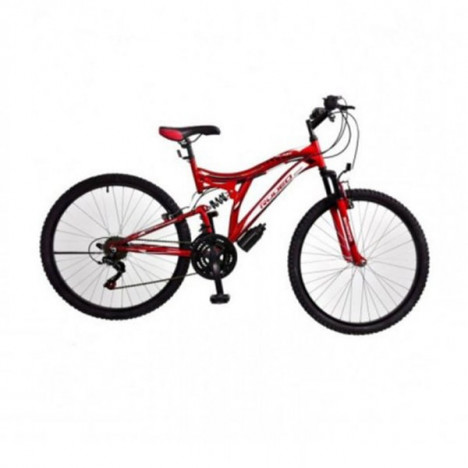BICYCLETTE VTT RODEO 24" BLAST 18 VITESSES - ROUGE
